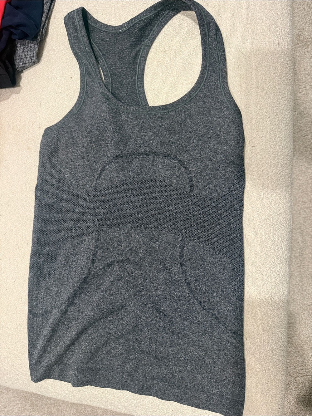 Grey Lululemon Racerback Swiftly Tank